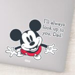 Mickey Mouse Always Look Up To You Sticker