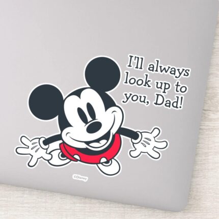 Mickey Mouse Always Look Up To You Sticker