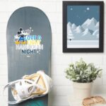 Mickey Mouse Love Light Hanukkah Night Sticker