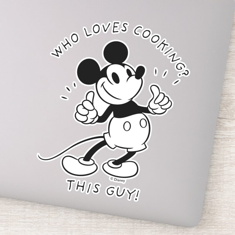 Mickey Mouse Mickey Mouse Who Loves Cooking Sticker