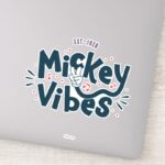 Mickey Mouse Mickey Vibes Est. 1928 Sticker