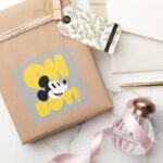Mickey Mouse Oh Boy Square Sticker