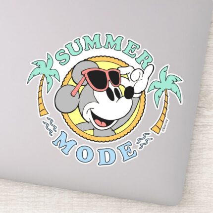 Mickey Mouse Tropical Summer Mode Sticker