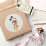 Mickey Mouse Vintage Mickey Classic Round Sticker