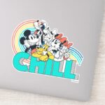 Mickey Friends Chill Sticker