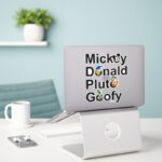Mickey Friends Mickey Donald Pluto Goofy Sticker