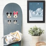 Mickey Minnie Family Of 4 Boys Sticker