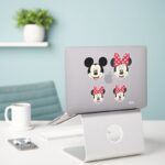 Mickey Minnie Family Of 4 Girls Sticker
