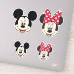 Mickey Minnie Family Of 4 Sticker