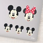 Mickey Minnie Family Of 5 Sticker