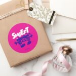 Mickey Minnie Mouse Sweet Valentines Day Classic Round Sticker