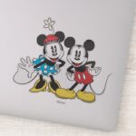 Mickey Minnie Classic Pair Sticker