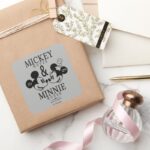 Mickey Minnie Est. 1928 Square Sticker