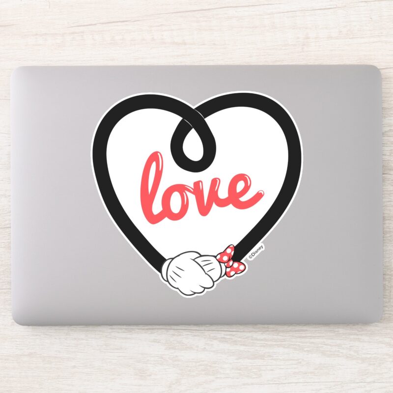 Mickey Minnie Heart Love Sticker