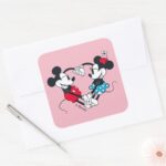 Mickey Minnie Relationship Goals Square Sticker