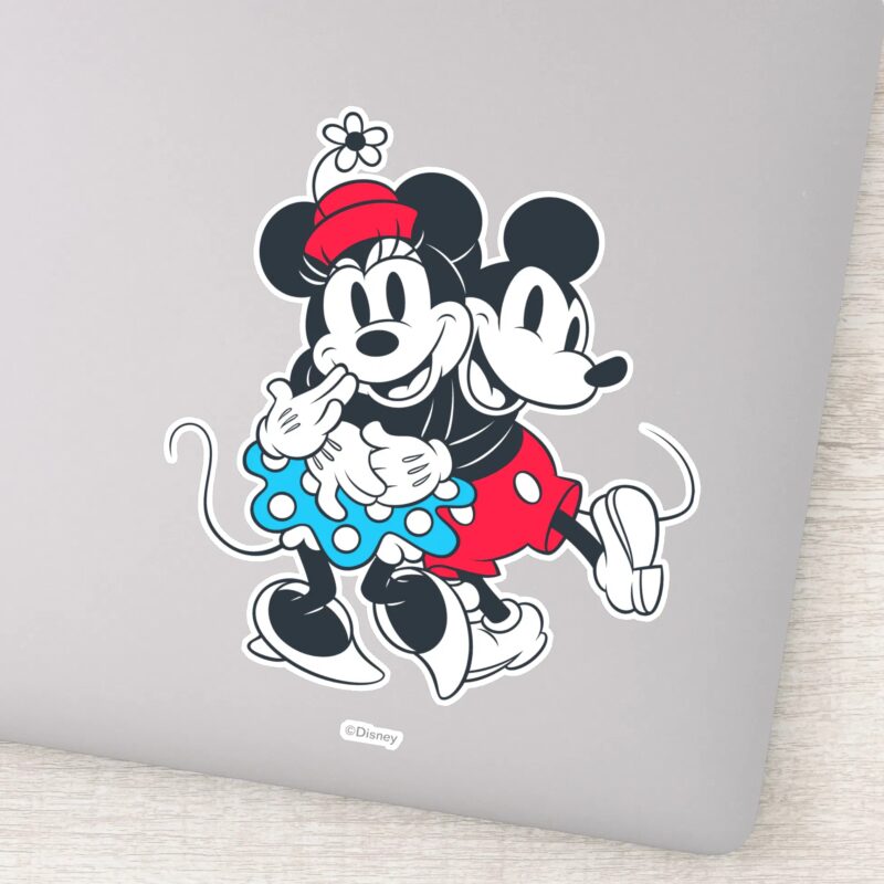 Mickey Minnie Winning Couple Sticker
