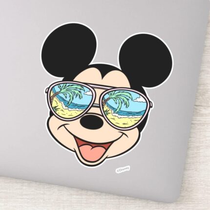 Mickey Mickey Tropical Sunglasses 3 Sticker