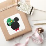 Mickey St. Patricks Day Icon Square Sticker