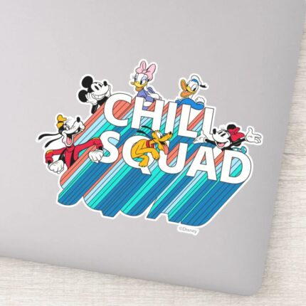 Mickey And Friends Chill Squad Sticker