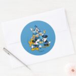 Mickey And Friends Dreidel Days Classic Round Sticker