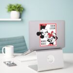 Mickey And Minnie Cute Combo Design Sticker