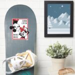 Mickey And Minnie Cute Combo Design Sticker