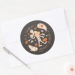 Mickeys Mummy Magic Spooky Season Fun Classic Round Sticker