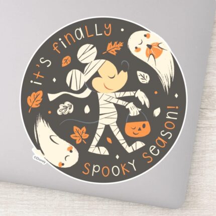 Mickeys Mummy Magic Spooky Season Fun Sticker