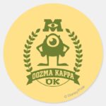 Mike OOZMA KAPPA Classic Round Sticker
