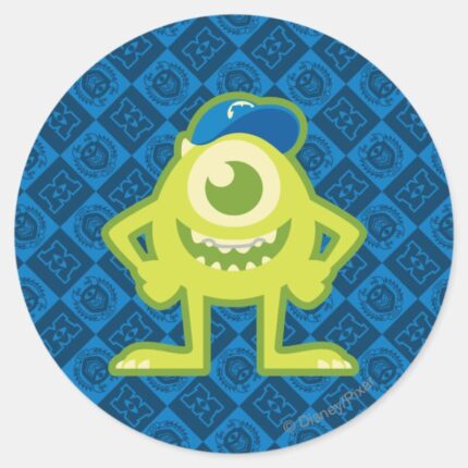 Mike 1 Classic Round Sticker