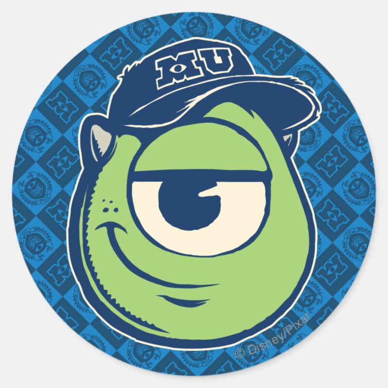 Mike 4 Classic Round Sticker Mike 4 Classic Round Sticker