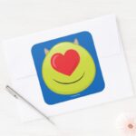 Mike Emoji Square Sticker