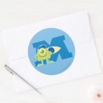 Mike M Logo Classic Round Sticker