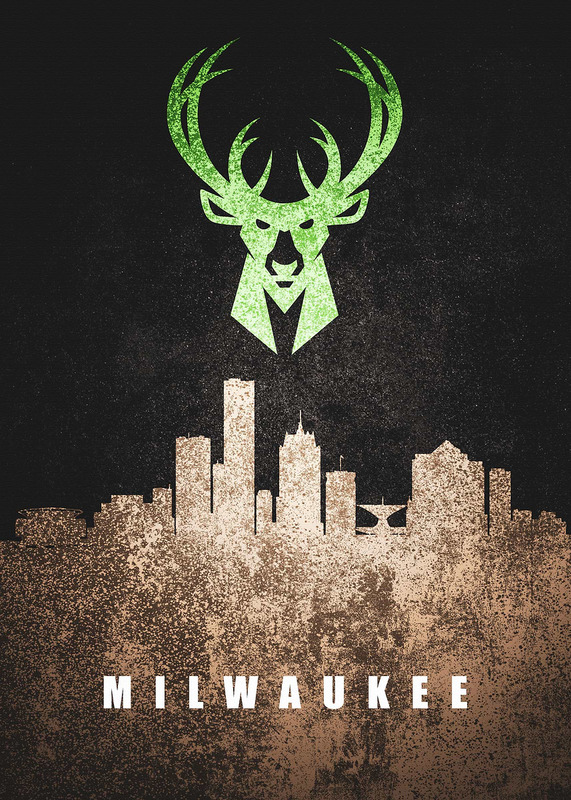 Milwaukee City Skyline Poster