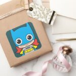 Mini Batgirl Square Sticker