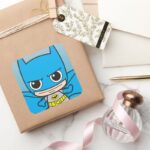 Mini Batman Running Square Sticker