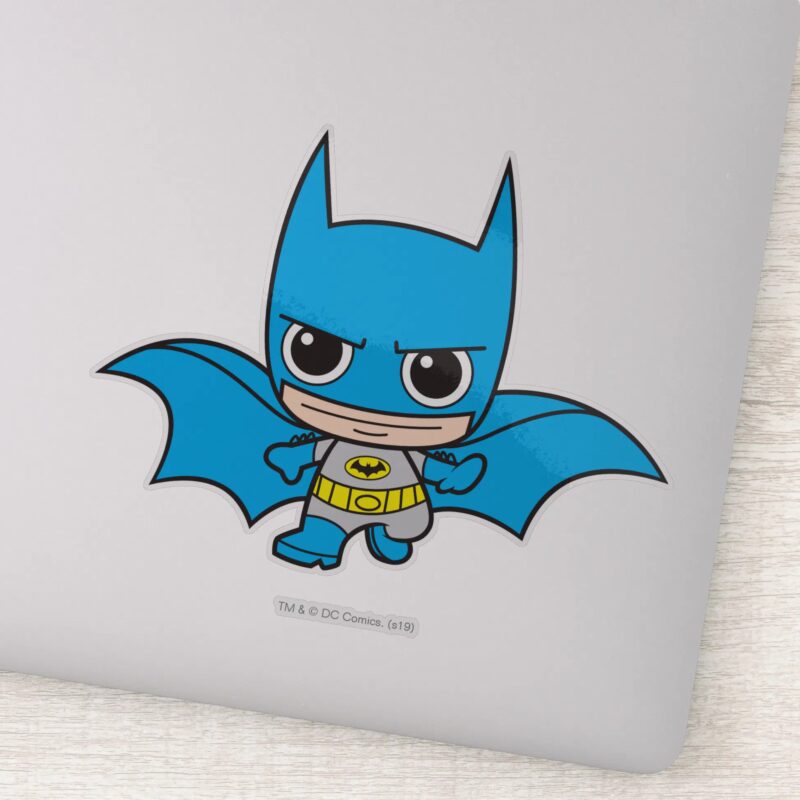 Mini Batman Running Sticker Mini Batman Running Sticker