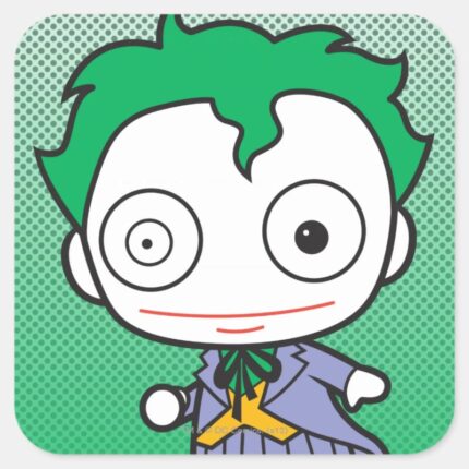 Mini Joker Square Sticker