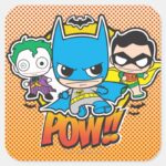 Mini Pow Square Sticker