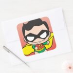 Mini Robin Square Sticker