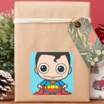 Mini Superman Square Sticker