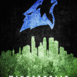 Minnesota City Skyline Poster