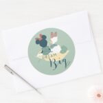 Minnie Mouse Daisy Duck Dream Big Classic Round Sticker