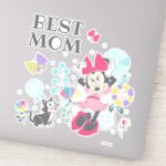 Minnie Mouse Figaro Happy Mothers Day Sticker