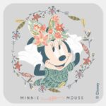 Minnie Mouse Chase Adventure Square Sticker