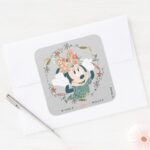 Minnie Mouse Chase Adventure Square Sticker