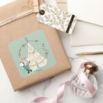 Minnie Mouse Festival Fun Square Sticker