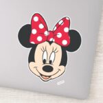 Minnie Mouse Head Logo Sticker