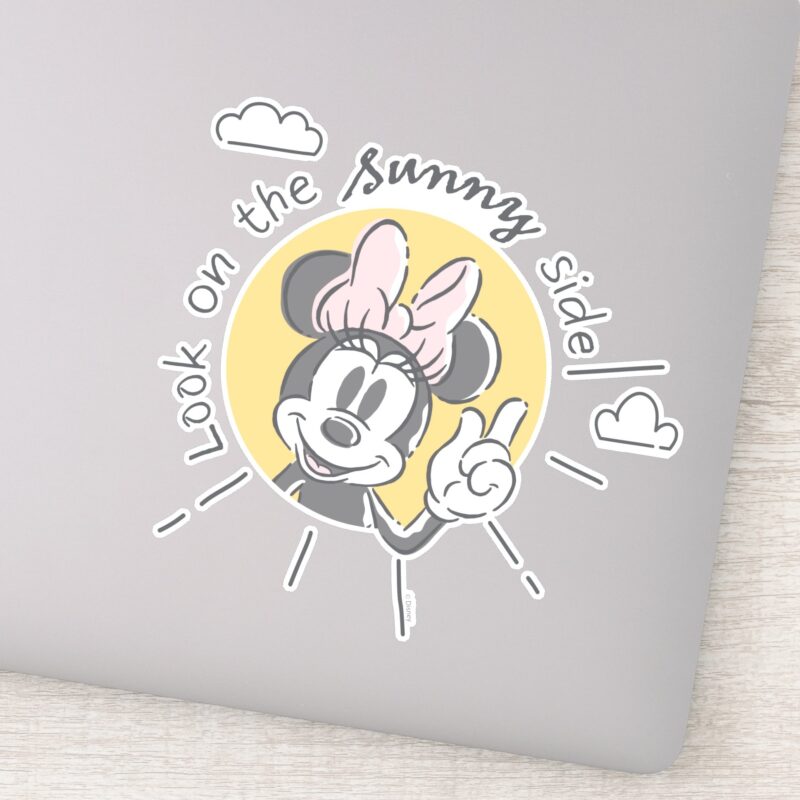 Minnie Mouse Look On The Sunny Side Sticker