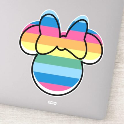Minnie Mouse Rainbow Icon Sticker